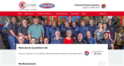 Desktop Screenshot of cyclotherm.co.za